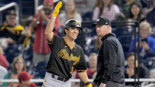 'Weight lifted:' Maggi gets first big-league hits in possibly his last game taken in Washington (Pirates)